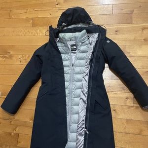 Women’s north face winter coat 3 in 1